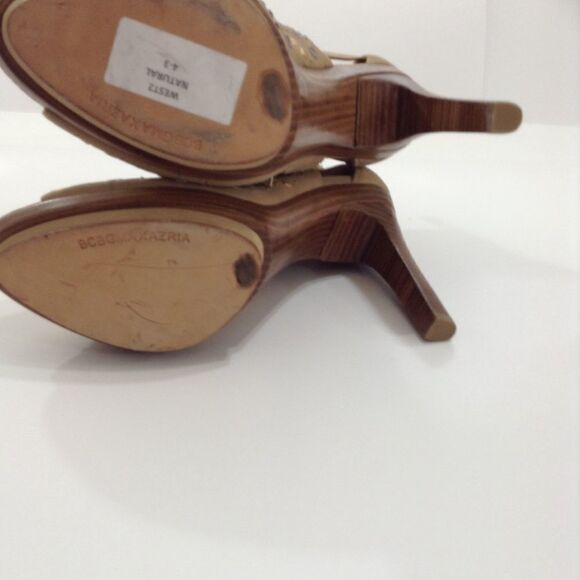 BCBGMAXAZRIA WEST2 Peek Toe Ankle Bootie Sandals - Picture 7 of 8